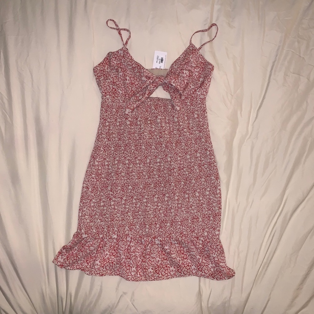 William B peek-a-boo Dress